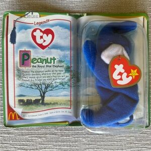 Peanut the Elephant – TY Teenie Beanie Baby (1999 McDonald’s Exclusive)